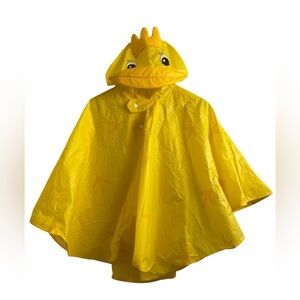 Yellow Kids Rain Poncho